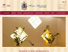 Tablet Screenshot of hotel-sparkuhl.de